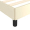 vidaXL - Bedframe - zonder - matras - 120x190 - cm - kunstleer - crème