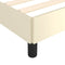 vidaXL - Bedframe - zonder - matras - 120x190 - cm - kunstleer - crème