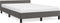 vidaXL - Bedframe - zonder - matras - 120x190 - cm - kunstleer - grijs