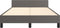 vidaXL - Bedframe - zonder - matras - 120x190 - cm - kunstleer - grijs