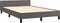 vidaXL - Bedframe - zonder - matras - 120x190 - cm - kunstleer - grijs