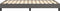 vidaXL - Bedframe - zonder - matras - 120x190 - cm - kunstleer - grijs