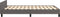 vidaXL - Bedframe - zonder - matras - 120x190 - cm - kunstleer - grijs
