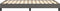 vidaXL - Bedframe - zonder - matras - 120x190 - cm - kunstleer - grijs