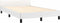 vidaXL - Bedframe - zonder - matras - 120x190 - cm - kunstleer - wit