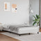 vidaXL - Bedframe - zonder - matras - 120x190 - cm - kunstleer - wit