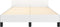 vidaXL - Bedframe - zonder - matras - 120x190 - cm - kunstleer - wit