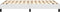 vidaXL - Bedframe - zonder - matras - 120x190 - cm - kunstleer - wit