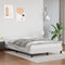 vidaXL - Bedframe - zonder - matras - 120x190 - cm - kunstleer - wit