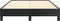vidaXL - Bedframe - zonder - matras - 120x190 - cm - kunstleer - zwart