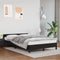 vidaXL - Bedframe - zonder - matras - 120x190 - cm - kunstleer - zwart