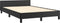 vidaXL - Bedframe - zonder - matras - 120x190 - cm - kunstleer - zwart