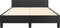vidaXL - Bedframe - zonder - matras - 120x190 - cm - kunstleer - zwart