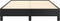 vidaXL - Bedframe - zonder - matras - 120x190 - cm - kunstleer - zwart