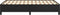 vidaXL - Bedframe - zonder - matras - 120x190 - cm - kunstleer - zwart