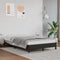 vidaXL - Bedframe - zonder - matras - 120x190 - cm - kunstleer - zwart