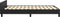 vidaXL - Bedframe - zonder - matras - 120x190 - cm - kunstleer - zwart