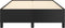 vidaXL - Bedframe - zonder - matras - 120x190 - cm - kunstleer - zwart