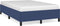 vidaXL - Bedframe - zonder - matras - 120x190 - cm - stof - blauw