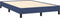 vidaXL - Bedframe - zonder - matras - 120x190 - cm - stof - blauw
