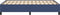 vidaXL - Bedframe - zonder - matras - 120x190 - cm - stof - blauw