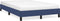 vidaXL - Bedframe - zonder - matras - 120x190 - cm - stof - blauw