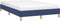vidaXL - Bedframe - zonder - matras - 120x190 - cm - stof - blauw