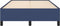 vidaXL - Bedframe - zonder - matras - 120x190 - cm - stof - blauw