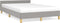 vidaXL - Bedframe - zonder - matras - 120x190 - cm - stof - lichtgrijs