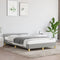 vidaXL - Bedframe - zonder - matras - 120x190 - cm - stof - lichtgrijs
