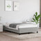 vidaXL - Bedframe - zonder - matras - 120x190 - cm - stof - lichtgrijs