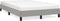 vidaXL - Bedframe - zonder - matras - 120x190 - cm - stof - lichtgrijs