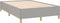 vidaXL - Bedframe - zonder - matras - 120x190 - cm - stof - lichtgrijs