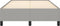 vidaXL - Bedframe - zonder - matras - 120x190 - cm - stof - lichtgrijs