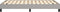 vidaXL - Bedframe - zonder - matras - 120x190 - cm - stof - lichtgrijs