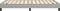 vidaXL - Bedframe - zonder - matras - 120x190 - cm - stof - lichtgrijs