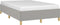 vidaXL - Bedframe - zonder - matras - 120x190 - cm - stof - lichtgrijs
