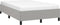 vidaXL - Bedframe - zonder - matras - 120x190 - cm - stof - lichtgrijs