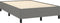 vidaXL - Bedframe - zonder - matras - 120x190 - cm - stof - donkergrijs