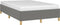 vidaXL - Bedframe - zonder - matras - 120x190 - cm - stof - donkergrijs