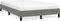 vidaXL - Bedframe - zonder - matras - 120x190 - cm - stof - donkergrijs