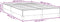 vidaXL - Bedframe - zonder - matras - 120x190 - cm - stof - crèmekleurig