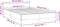 vidaXL - Bedframe - zonder - matras - 120x190 - cm - stof - crèmekleurig