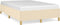 vidaXL - Bedframe - zonder - matras - 120x190 - cm - stof - crèmekleurig