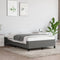 vidaXL - Bedframe - zonder - matras - 120x190 - cm - stof - donkergrijs