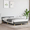 vidaXL - Bedframe - zonder - matras - 120x190 - cm - stof - donkergrijs