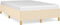 vidaXL - Bedframe - zonder - matras - 120x190 - cm - stof - crèmekleurig