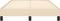 vidaXL - Bedframe - zonder - matras - 120x190 - cm - stof - crèmekleurig