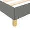 vidaXL - Bedframe - zonder - matras - 120x190 - cm - stof - donkergrijs