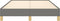 vidaXL - Bedframe - zonder - matras - 120x190 - cm - stof - donkergrijs